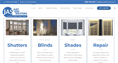 Desktop Screenshot of justaddshutters.com