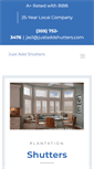 Mobile Screenshot of justaddshutters.com